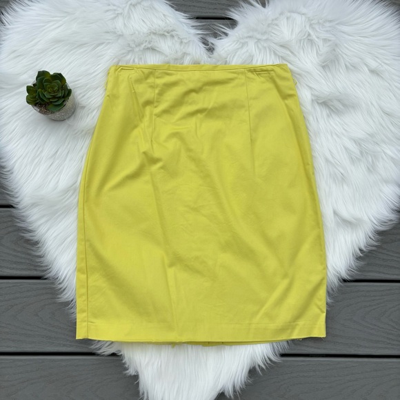 Yellow Pencil Skirt - Picture 1 of 4